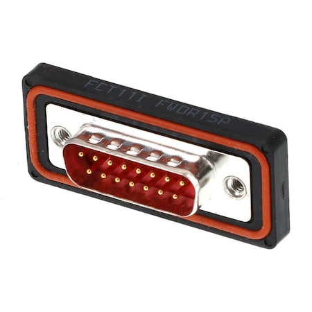 Molex Fct Standard-Density Waterproof D-Sub Connector, Male, Straight, Solder Cup 1731100006